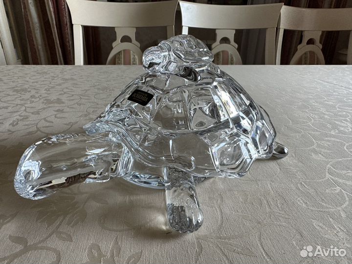 Хрустальная вазочка Черепаха Bohemia