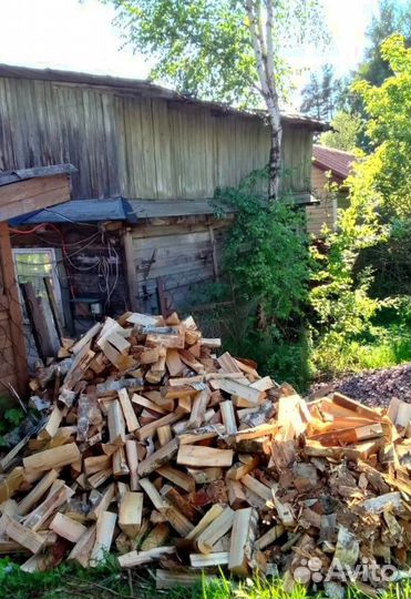 Дрова колотые Береза