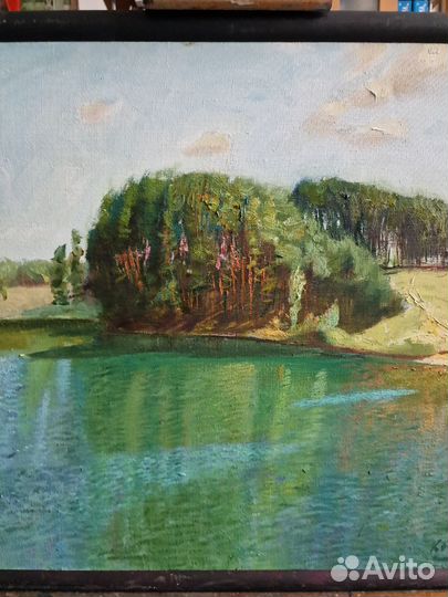 Интерьерная картина маслом на холсте пейзаж