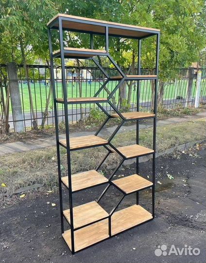 Стеллаж металлический для кафе