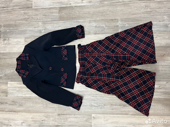 Школьная форма, шотландка, 1 -2 класс