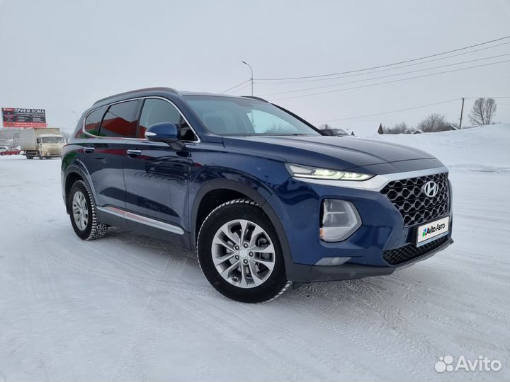 Hyundai Santa Fe 2.2 AT, 2020, 123 200 км