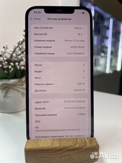 iPhone 12 Pro Max, 256 ГБ