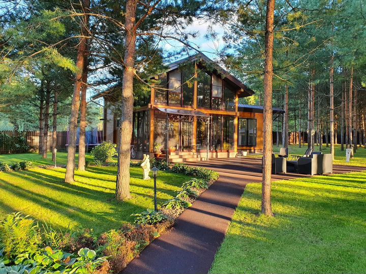 Коттедж 174 м² на участке 21 сот.