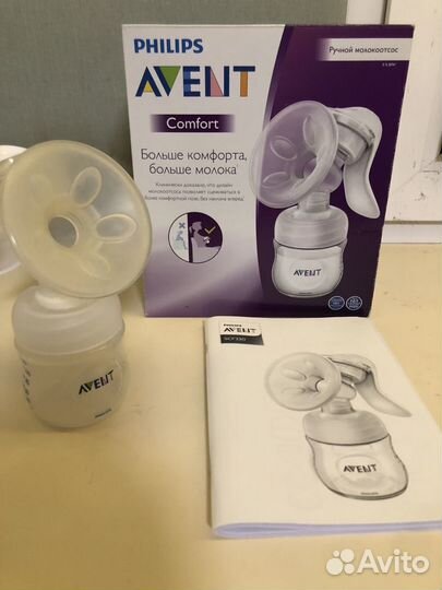 Молокоотсос ручной philips avent