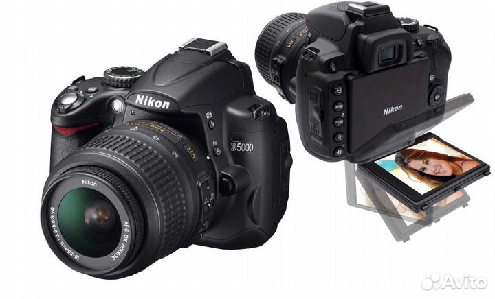 Nikon D5000(18-55mm G Vr) +32гб+Сумка+Коробка+