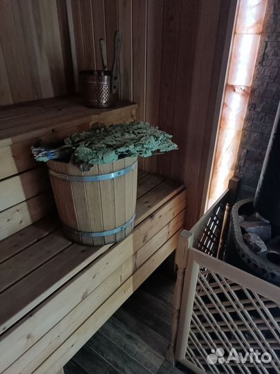 Семейная баня на дровах