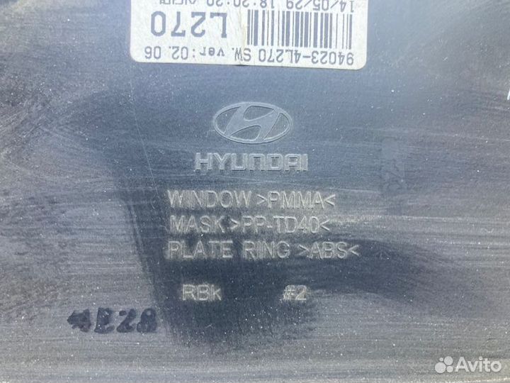 Панель приборов АКПП Hyundai Solaris 1 G4FC 2014