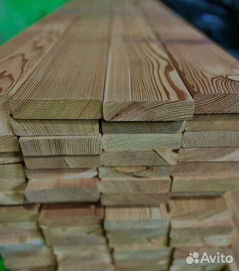 Доски лиственницы камерной сушки 30x150 мм, гарантированная прочность