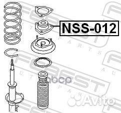 Опора заднего амортизатора (nissan X-trail T30