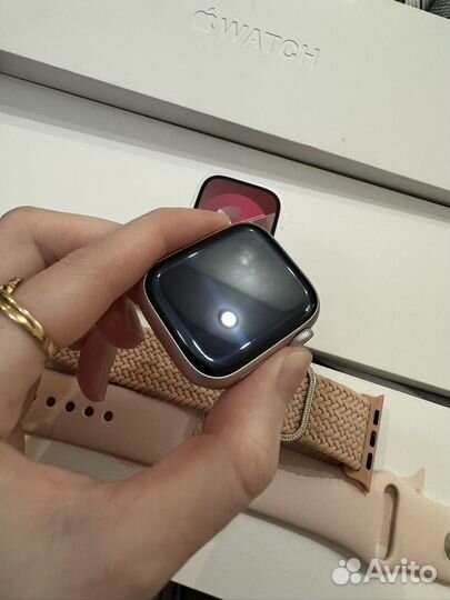 Часы apple watch 9 41 mm pink