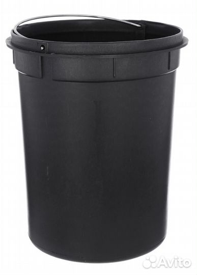 Ведро с педалью для ванной комнаты, 8л, хром, мета