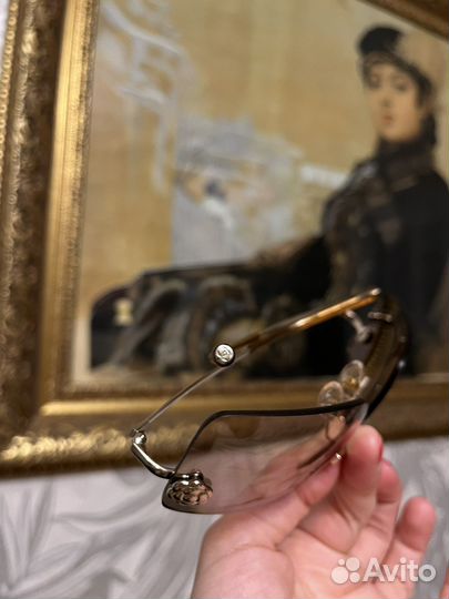 Винтажные очки Chanel от солнца 90е y2k