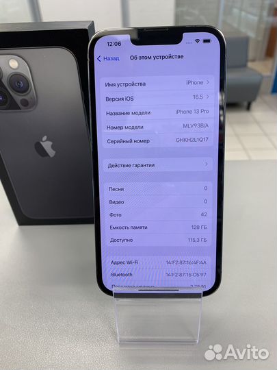 Apple iPhone 13 Pro Graphite 128GB