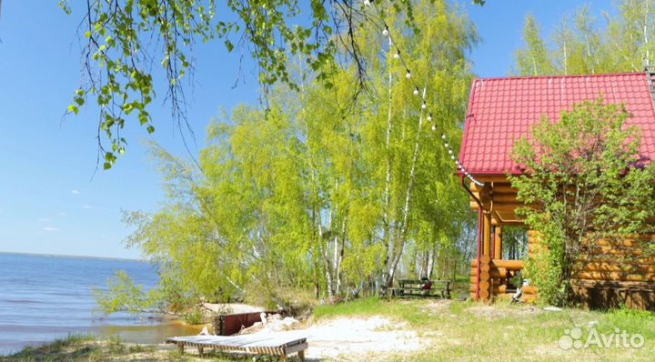 Отдых на берегу Горьковского моря