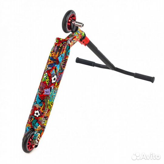 Самокат трюковой Explore flubber super HIC красный