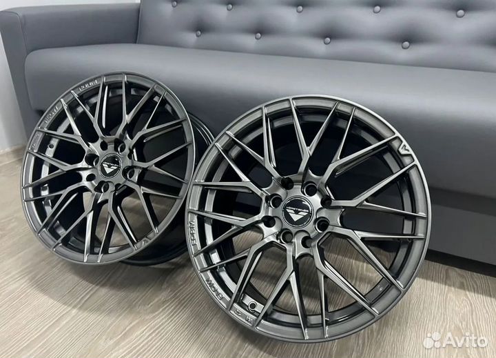 Диски графит Vf107 R16 5-114.3 на Kia huyndai