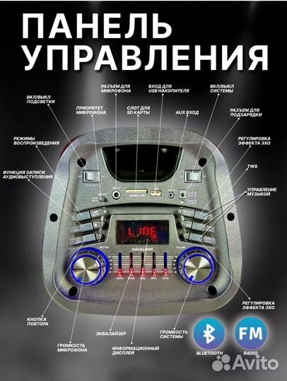 Блютуз колонка eltronic 20 58