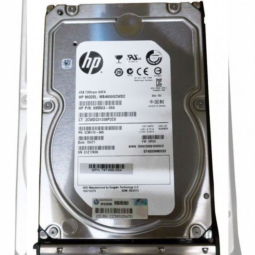 [797519-001] Жесткий Диск Hp 4tb Sata3,5" Hdd 797519-001