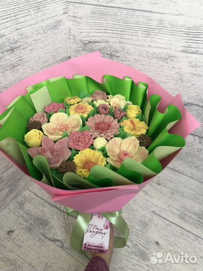 Вкусный букет, съедобный подарок маме, коллеге