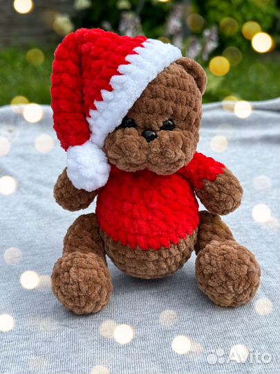 Вязаная игрушка - мини-мишка. Ручная работа