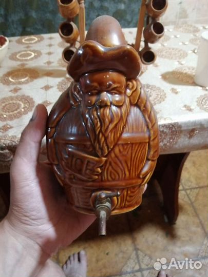 Керамический графин и стопочки