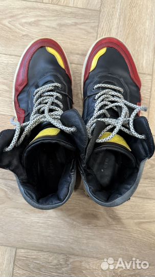 Кеды высокие натуральная кожа 45