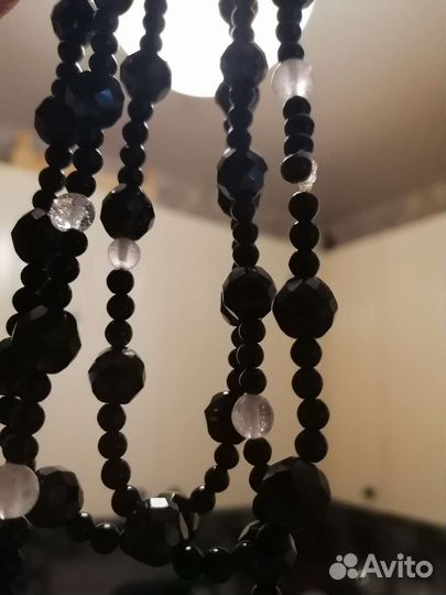 Бусы чешское граненное стекло