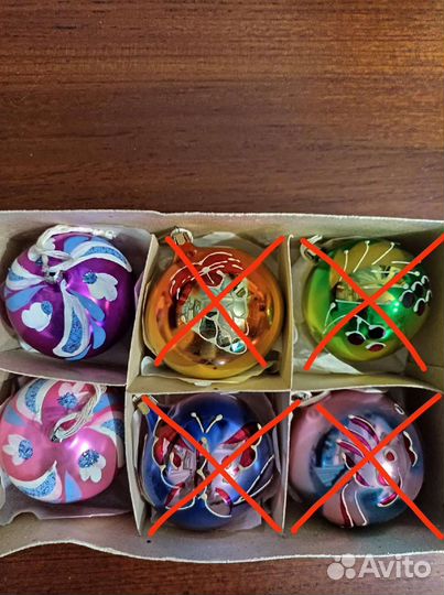 Набор ёлочных шаров 