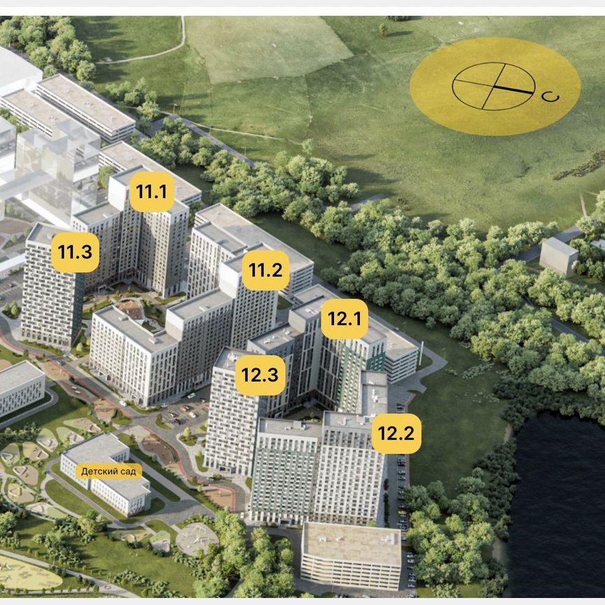 3-к. квартира, 78,1 м², 6/17 эт.