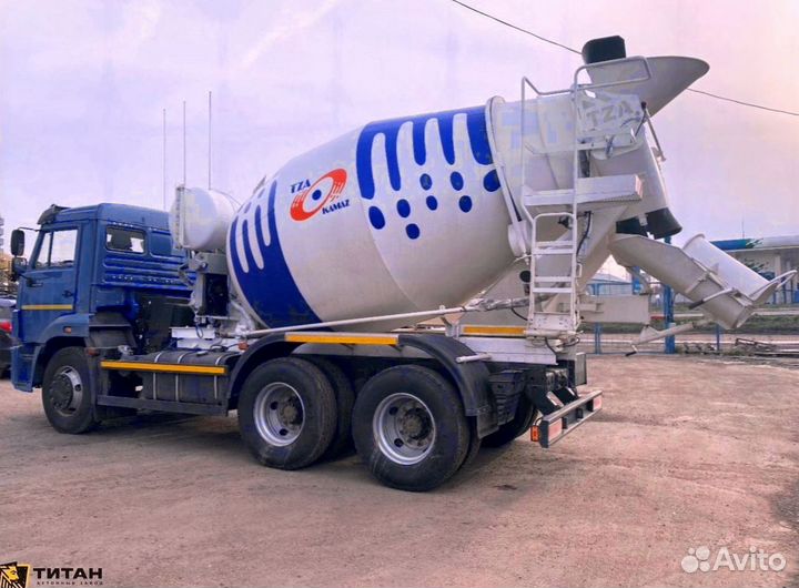 Доставка бетона миксером