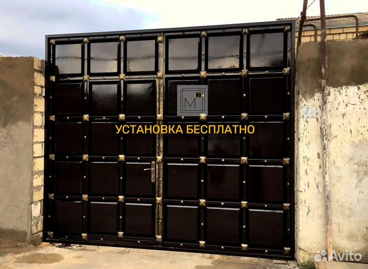 Ворота белые на заказ