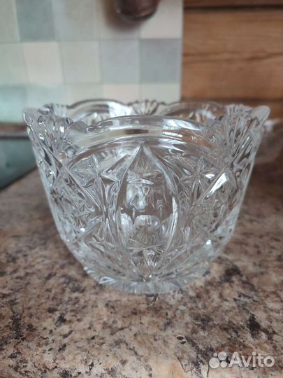 Хрустальная конфетница, салатник