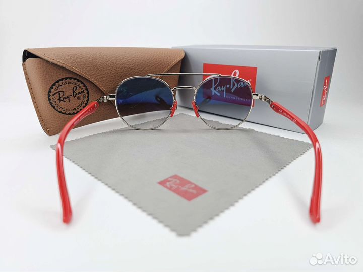 Очки Ray Ban 3696-M F007/32 Ferrari Blue Стекло