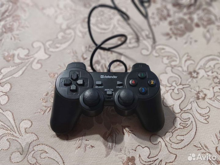 Геймпад джойстик для пк проводной Defender