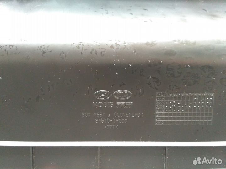 Крышка бардачка 845101H000EQ KIA Ceed 06-10