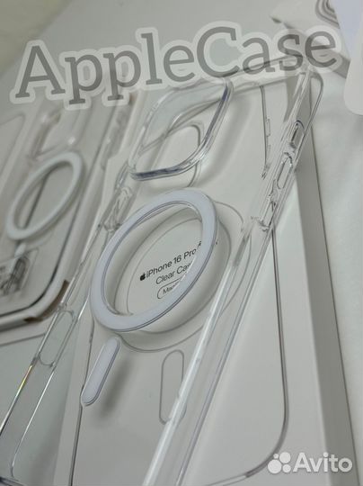 Чехол Clear Case на iPhone 16/16 Pro/16 Pro Max