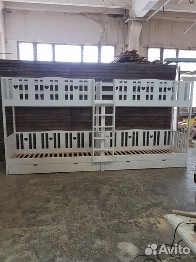 Детская кровать комплекс на 4 спальных места