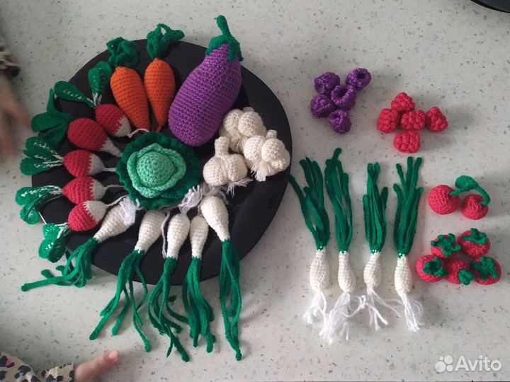 Овощи крючком