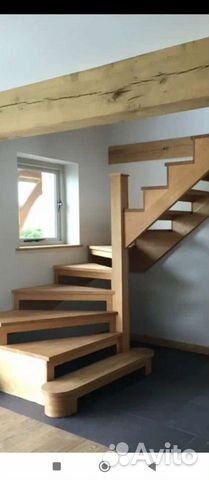 Изготовление деревянных лестниц из вашего материал объявление продам