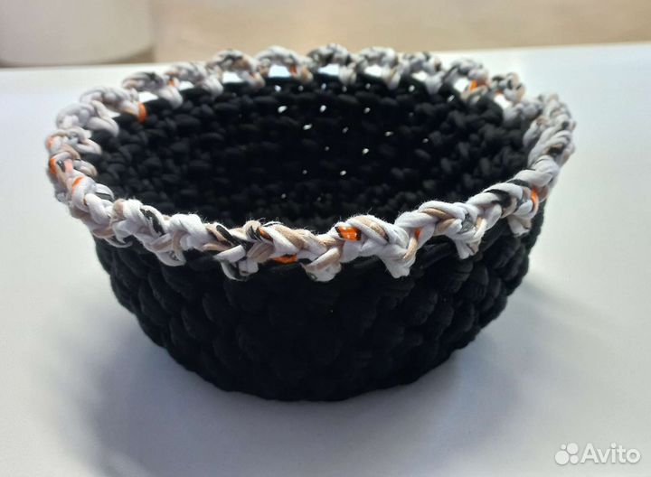 Вязаные шкатулки/конфетница хэндмейд