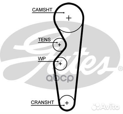 Ремень грм Chery 1.6 16V Z97*21.6 04- 5665XS