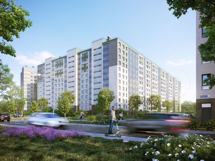 2-к. квартира, 59 м², 12/12 эт.