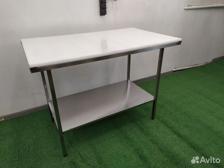 Нержавеющей стол с полипропиленовой столешницей