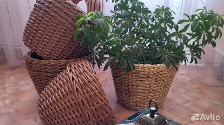 Кашпо из полиротанга