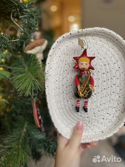 Елочные игрушки ручной работы