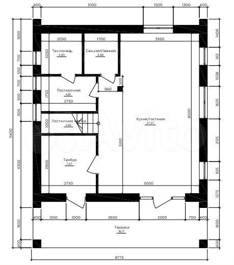 Дом 178 м² на участке 8,2 сот.
