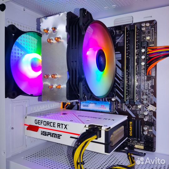 Игровой пк Ryzen 5600 RTX 3060 512 M2 16 RAM