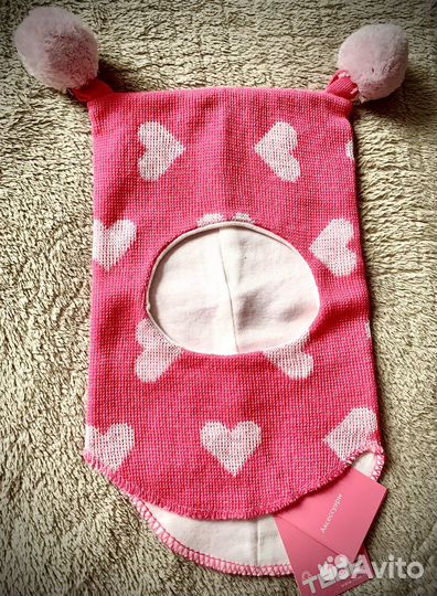 Шапка шлем для девочки