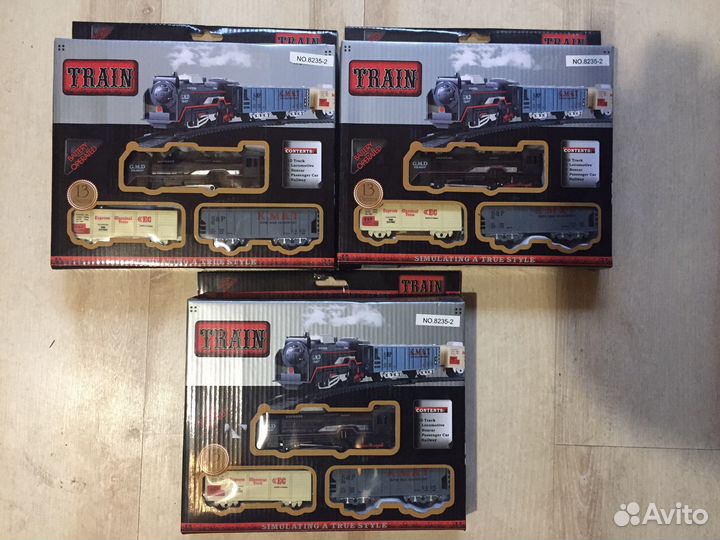 Железная дорога на батарейках новые